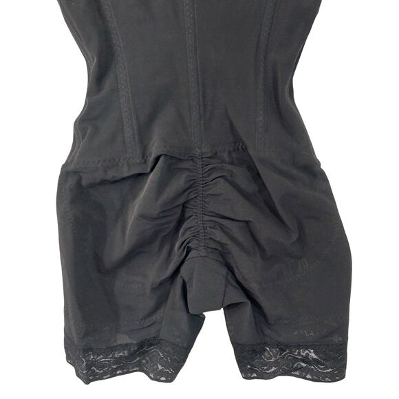 NWOT! ARDYSS! GORGEOUS BLACK ELASTIC PANEL & LACE FULL LENGTH CORSET! SZ 36 - Picture 7 of 10